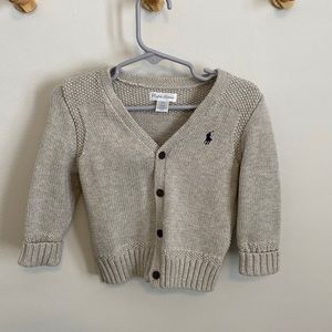 24 months Ralph Lauren beige cardigan